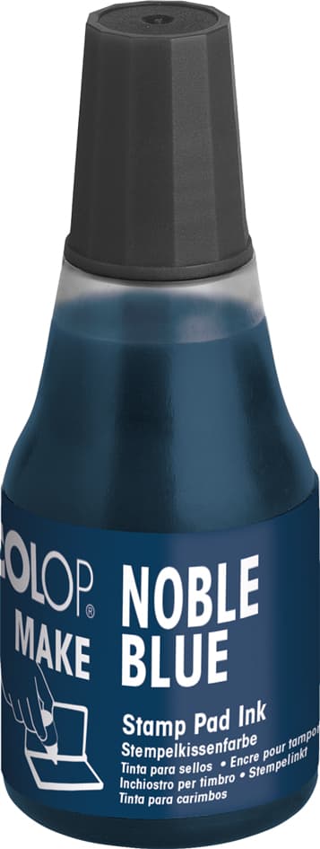 COLOP Stempelfarbe MAKE, 25 ml, noble blue