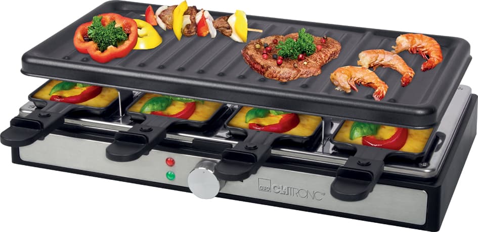CLATRONIC Raclette-Grill RG 3757, für 8 Personen