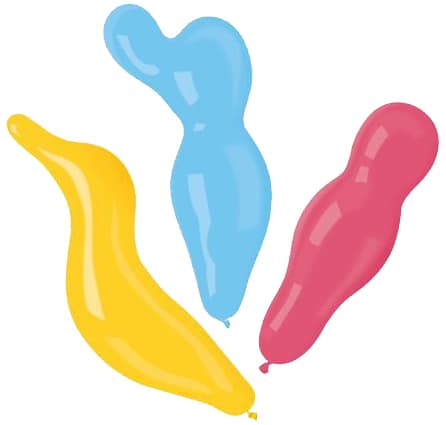 PAPSTAR Luftballons , Figures, , farbig sortiert