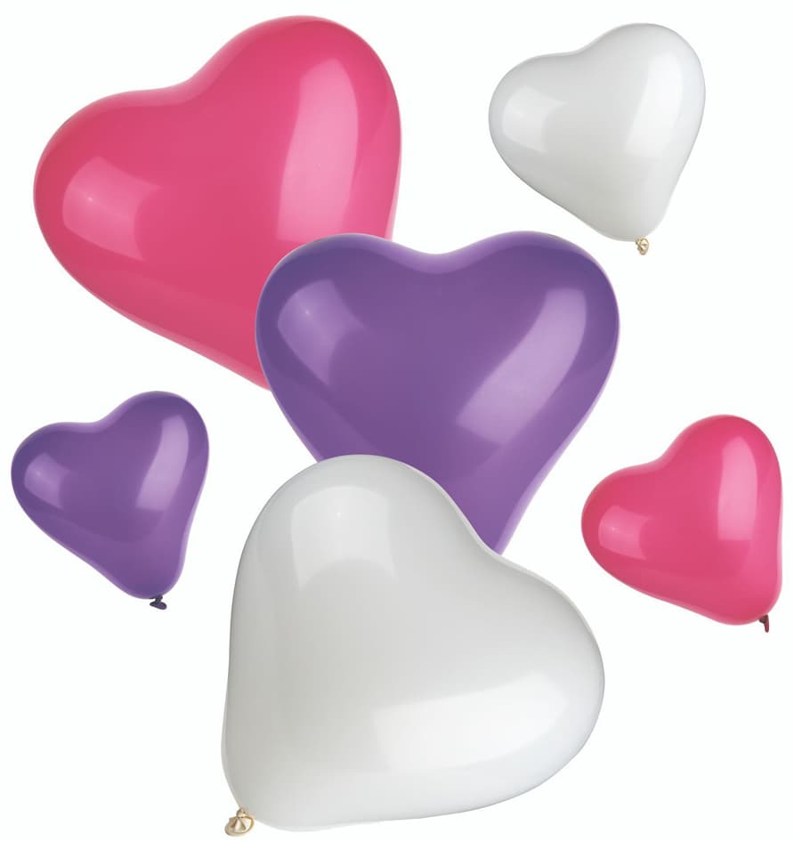 PAPSTAR Luftballons , Heart, , Größen und Farben sortiert