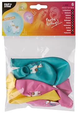 PAPSTAR Luftballons , Lama, , farbig sortiert