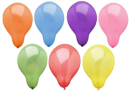 PAPSTAR Luftballons, Durchmesser: 250 mm, farbig sortiert