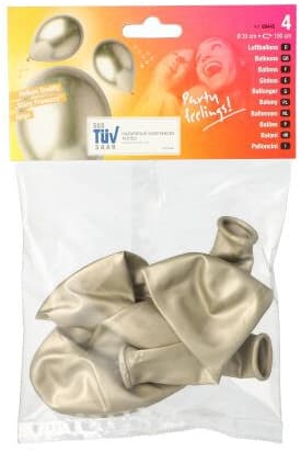 PAPSTAR Luftballons , Shiny Prosecco, , groß, champagner