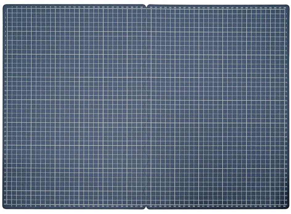 KLEIBER Schneidematte, DIN A2, faltbar, blau