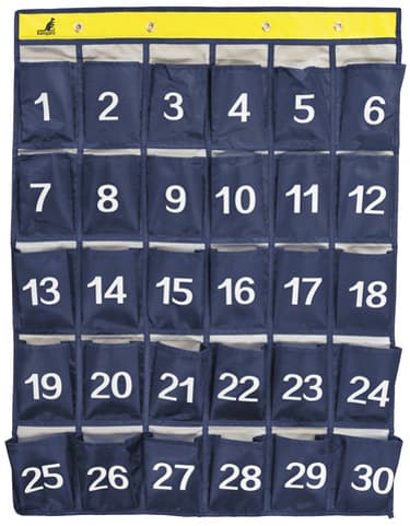 kangaro Smartphone-Wandorganizer mit 30 Fächern, nummeriert