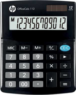 hp Tischrechner , OfficeCalc 112, , schwarz