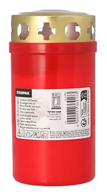 STARPAK Grablicht T3, Durchmesser: 64 mm, rot