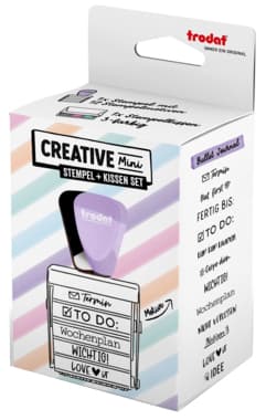 trodat Kreativstempel-Set Creative Mini , Bullett Journal,