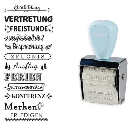 trodat Kreativstempel-Set Creative Mini , Schulplaner,