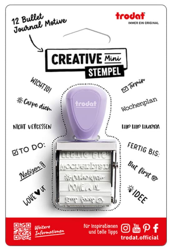 trodat Kreativstempel Creative Mini , Schulplaner,