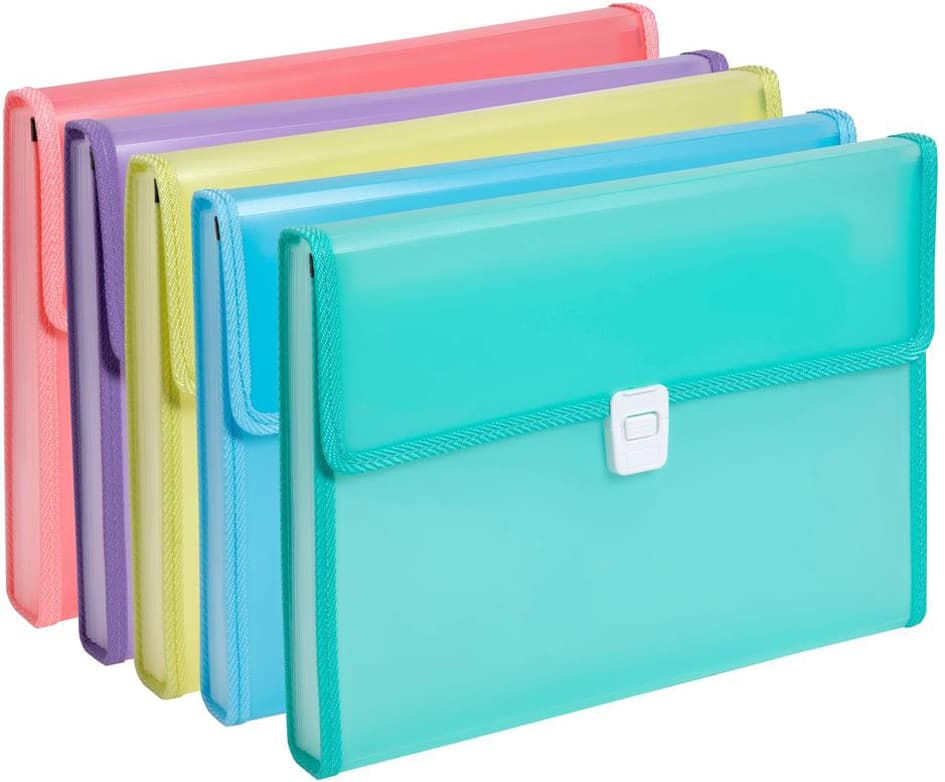 EXACOMPTA Fächertasche Chromaline, 13 Fächer, sortiert