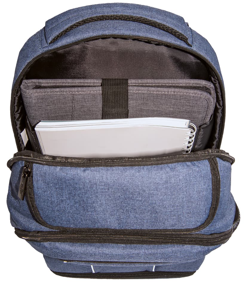 WEDO Notebook-Rucksack College mit Komfortausstattung, grau
