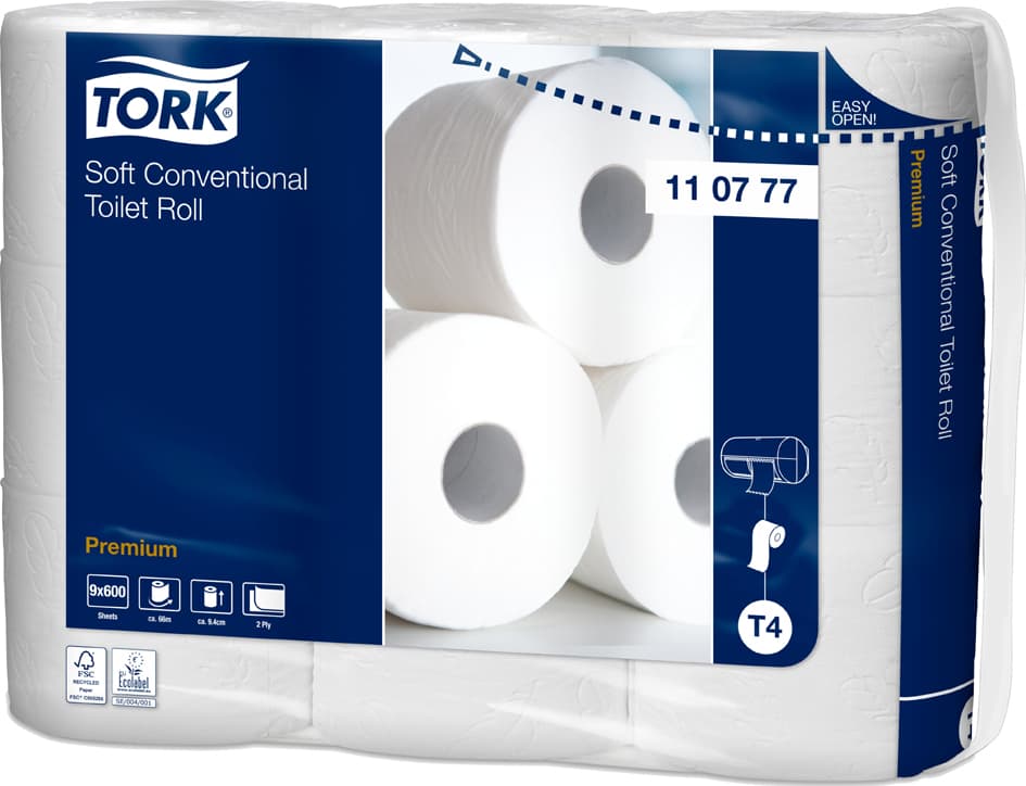TORK Toilettenpapier, 2-lagig, weiß