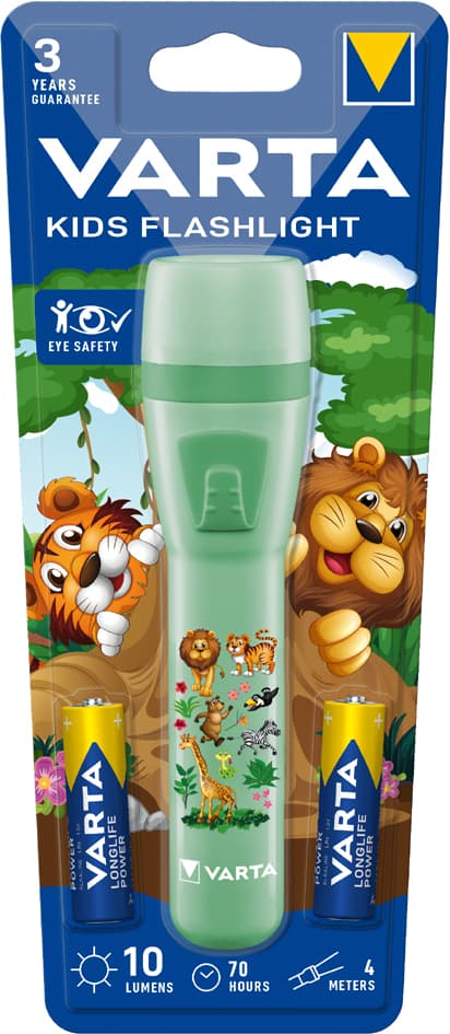 VARTA Kinder-Taschenlampe , Kids Flashlight, , grün