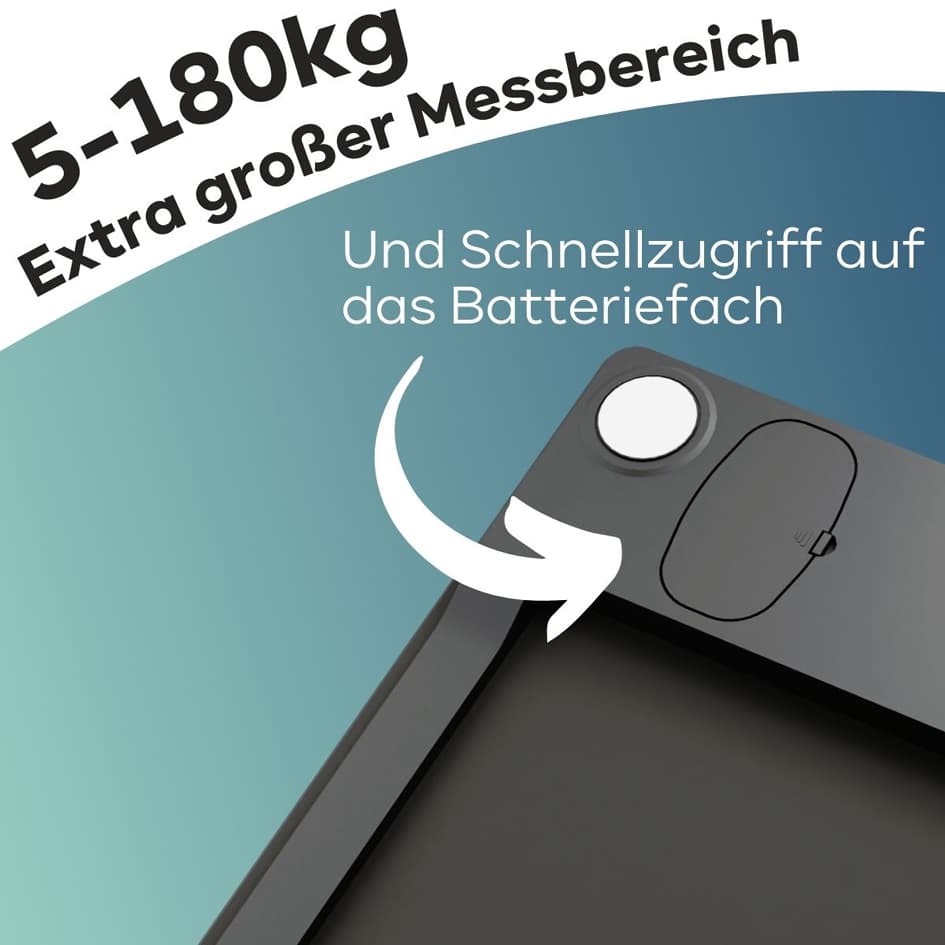PROFI CARE Digitale Glas-Personenwaage PC-PW 3122, grau