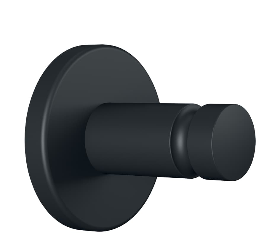 tesa Handtuchhaken MOON BLACK, schwarz