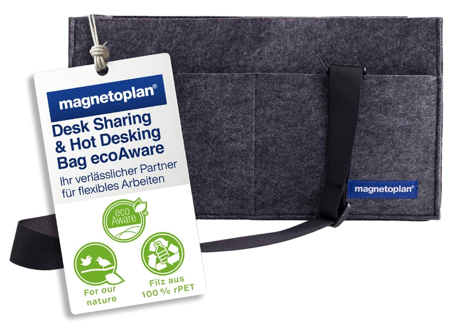 magnetoplan Filztasche Desk Sharing Bag, anthrazit