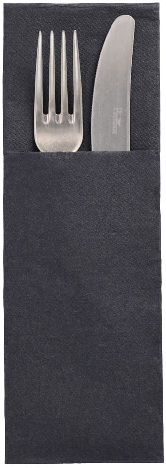 PAPSTAR Servietten-Tasche , DAILY Collection, , schwarz