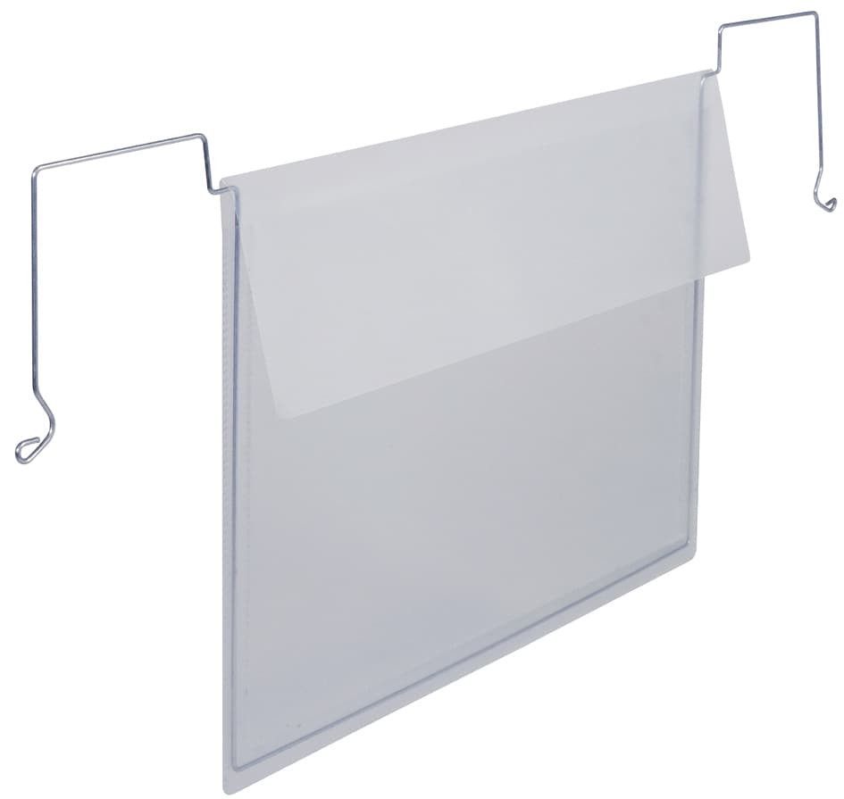 DURABLE Drahtbügeltasche mit Klappe, A5 quer, aus PP