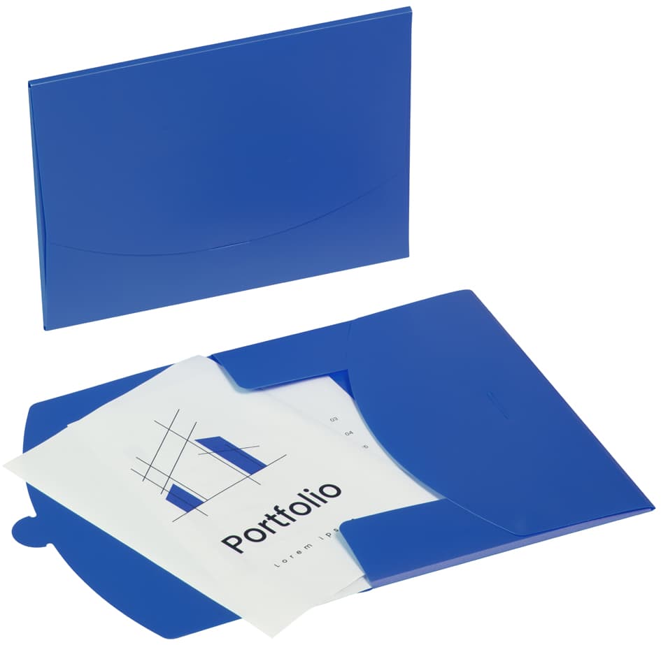 PAGNA Dokumententasche , Wallet, , DIN A4, PP, blau