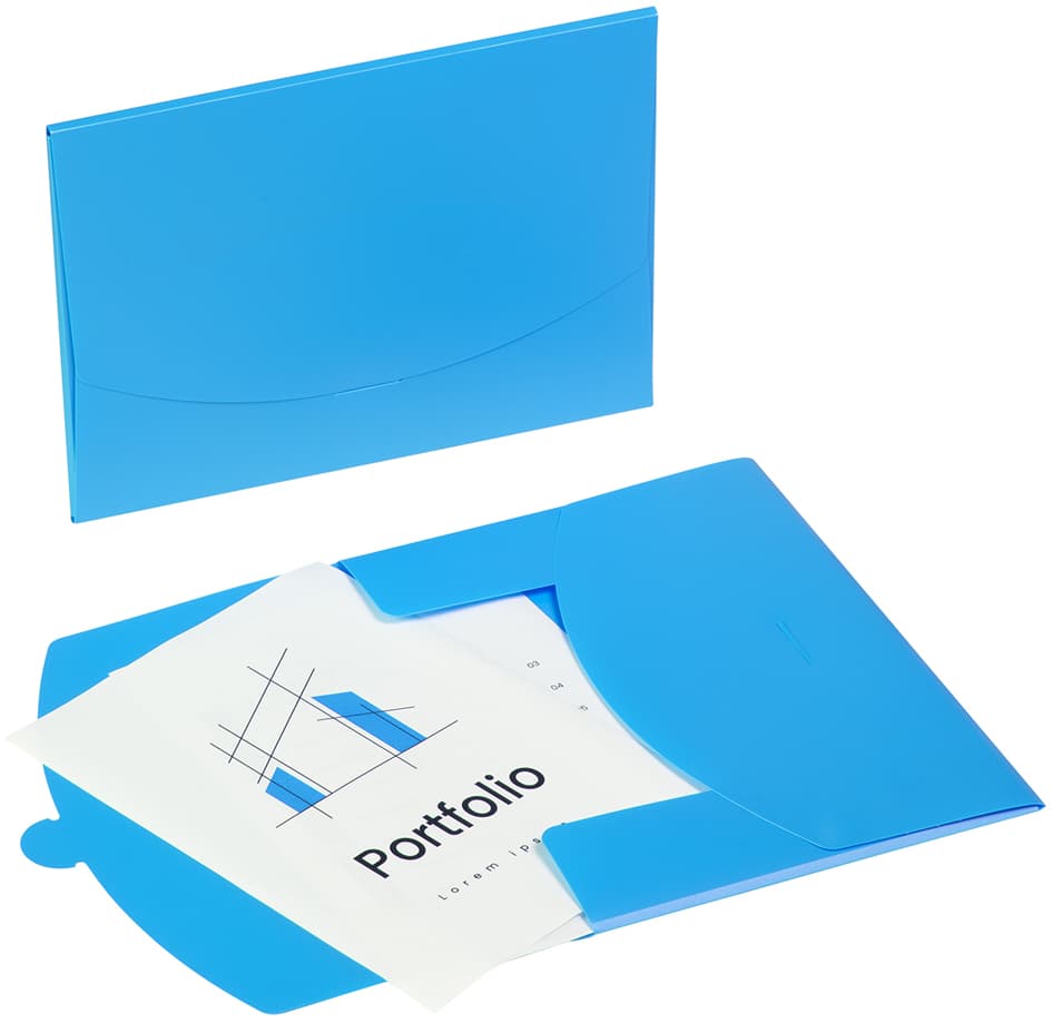 PAGNA Dokumententasche , Wallet, , DIN A4, PP, hellblau