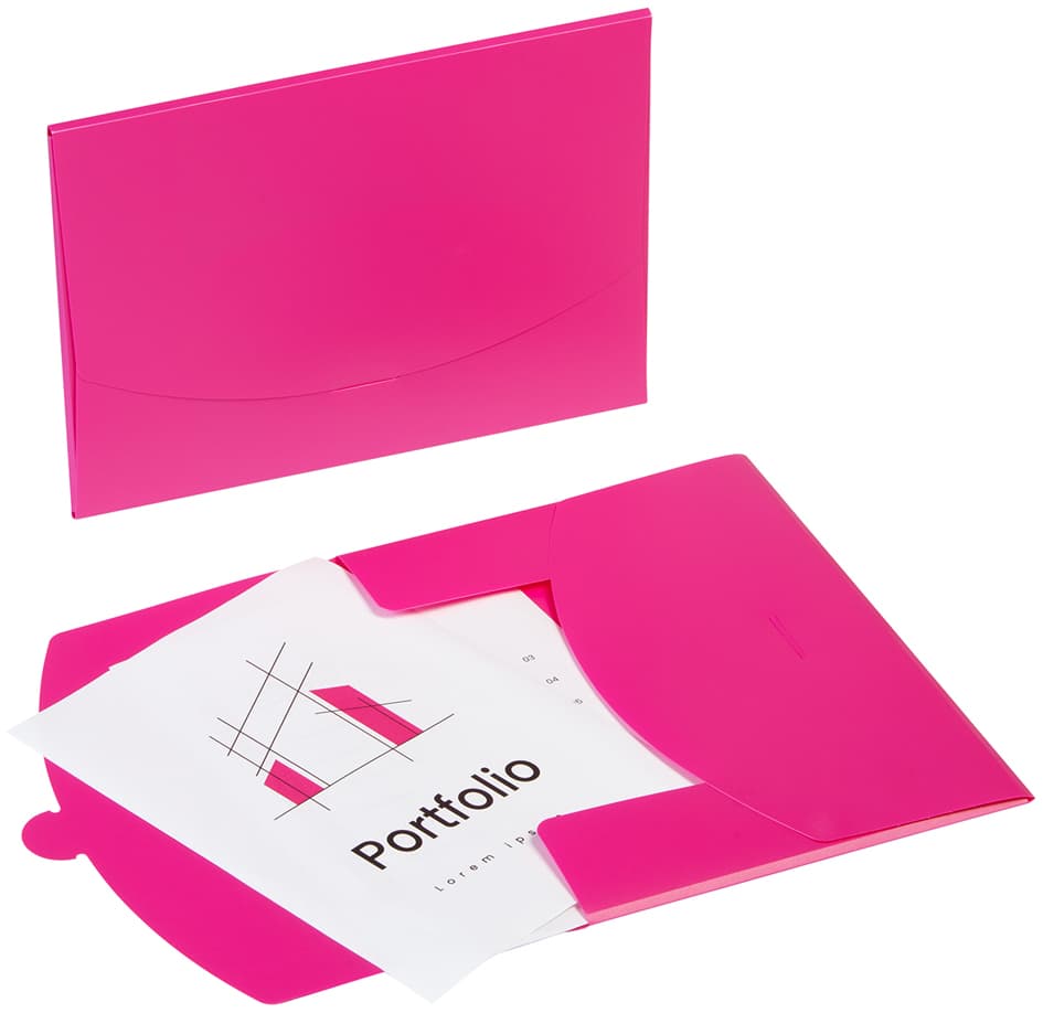 PAGNA Dokumententasche , Wallet, , DIN A4, PP, dunkelrosa