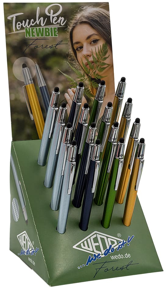 WEDO Eingabestift 2in1 , NEWBIE FOREST, , 16er Display