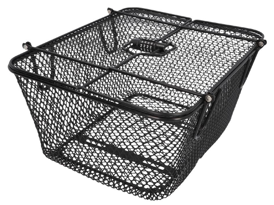 FISCHER Fahrrad-Gepäckträgerkorb PLUS Safe, schwarz