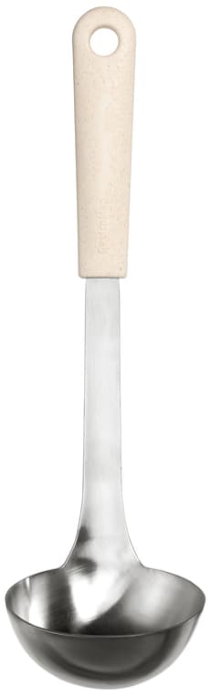 GastroMax Suppenkelle BIO, Länge: 310 mm, Edelstahl/creme