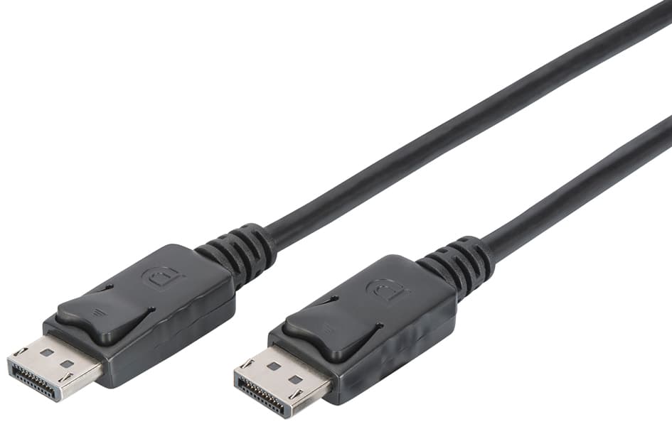 DIGITUS DisplayPort 1.2 Anschlusskabel, schwarz, 3,0 m