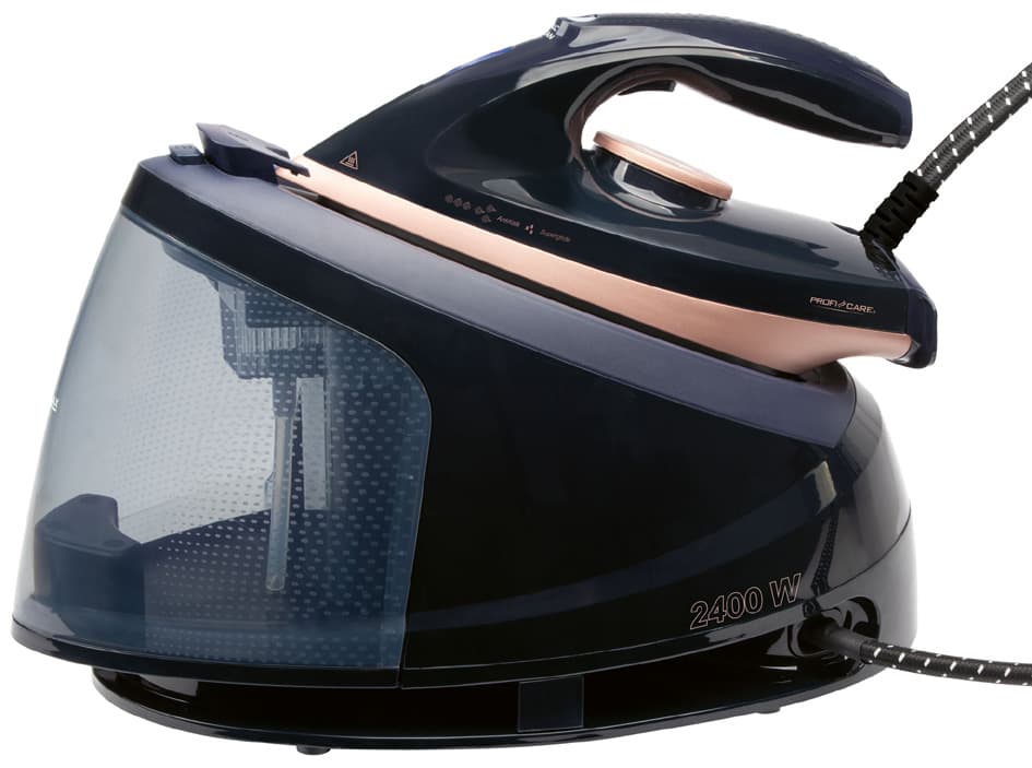 PROFI CARE Dampfbügelstation PC-DBS 3127, 2400 W, blau-rosé