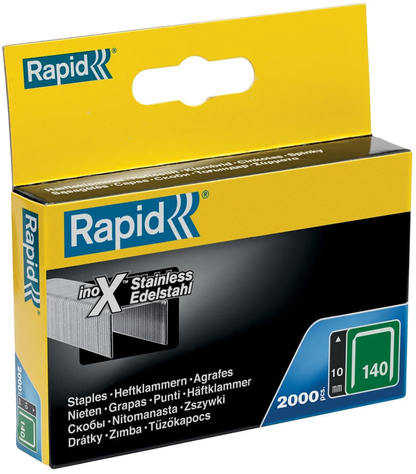 Rapid Flachdrahtklammern Typ 140, 10 mm, Großpackung