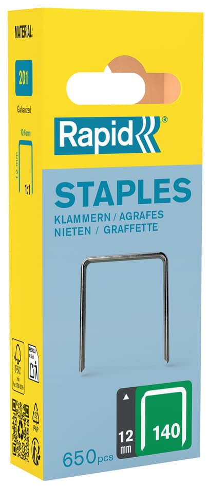 Rapid Flachdrahtklammern Typ 140, 12 mm, Kleinpackung