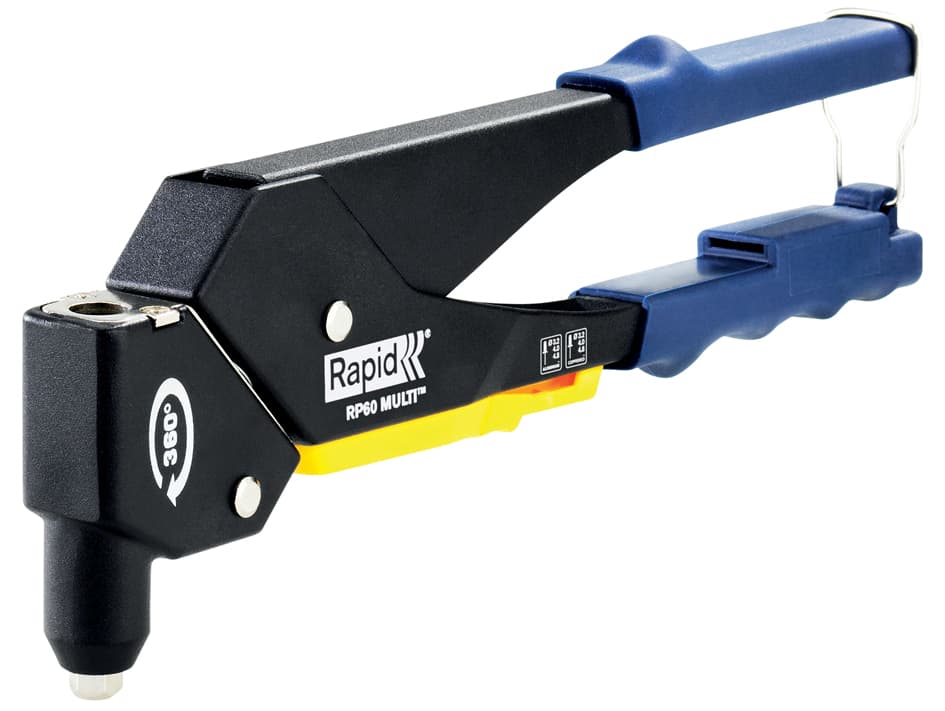 Rapid Blindnietzange RP60 Multi, mit drehbarem Kopf