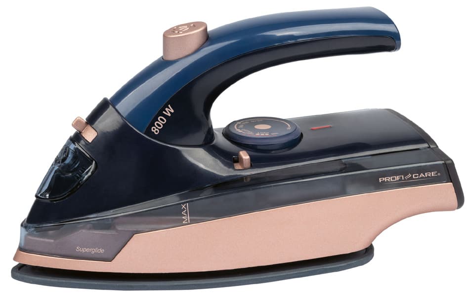 PROFI CARE Reise-Dampfbügeleisen PC-DB 3125, blau-rosé