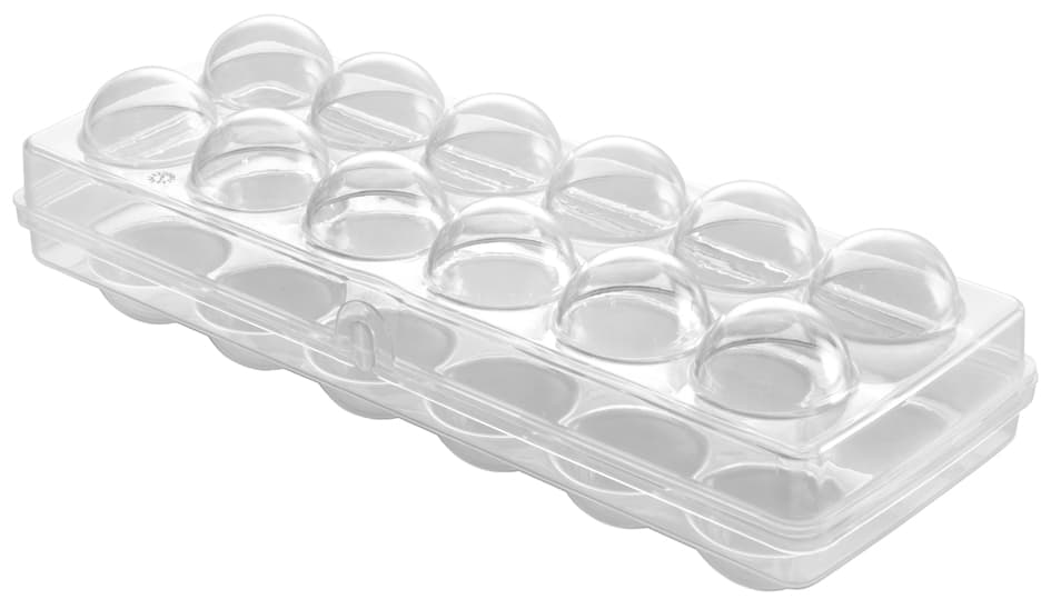 metaltex Eierbox Frigo-System, für 12 Eier, transparent