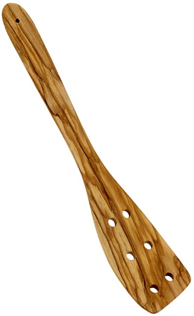 metaltex Pfannenwender gelocht, Länge: 300 mm, Olivenholz