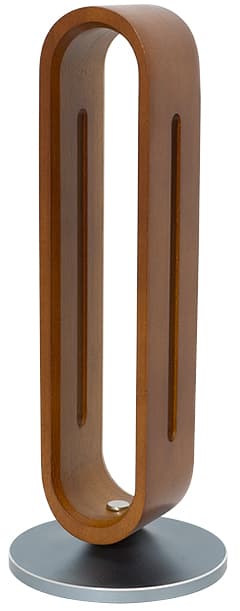 LogiLink Kopfhörer-Ständer aus Bambusholz, braun/silber