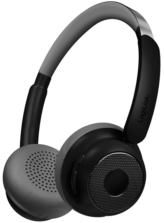 LogiLink BT 6.0 Headset AuraSolo, bluetoothfähig, schwarz