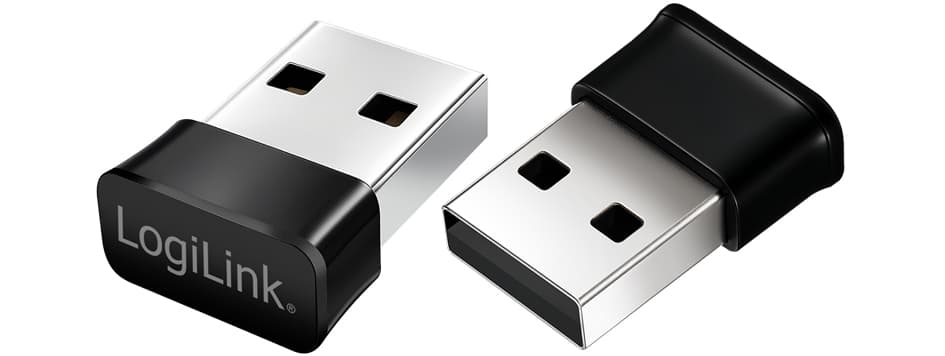 LogiLink WLAN Dual-Band USB 2.0 Adapter, 650 MB, schwarz