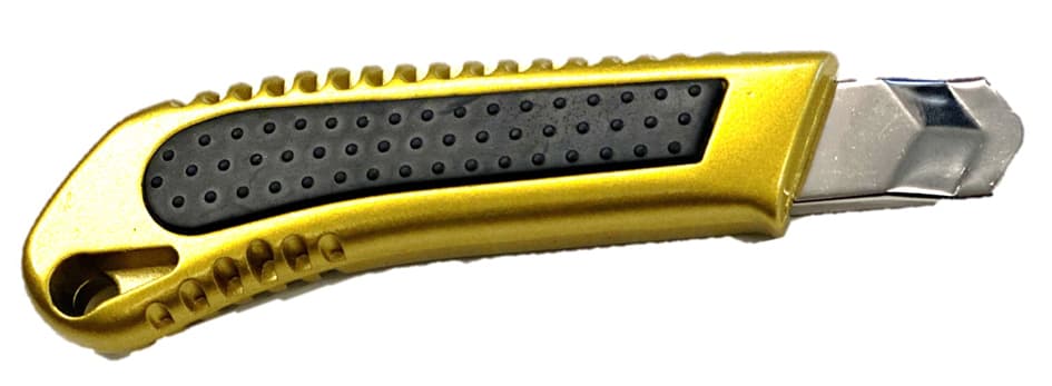 WESTEX Cutter Premium, Aludruckguss, Klinge: 18 mm, gold