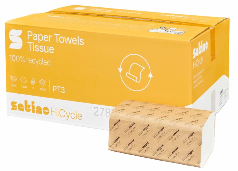 satino by wepa Handtuchpapier HiCycle, 250 x 230 mm