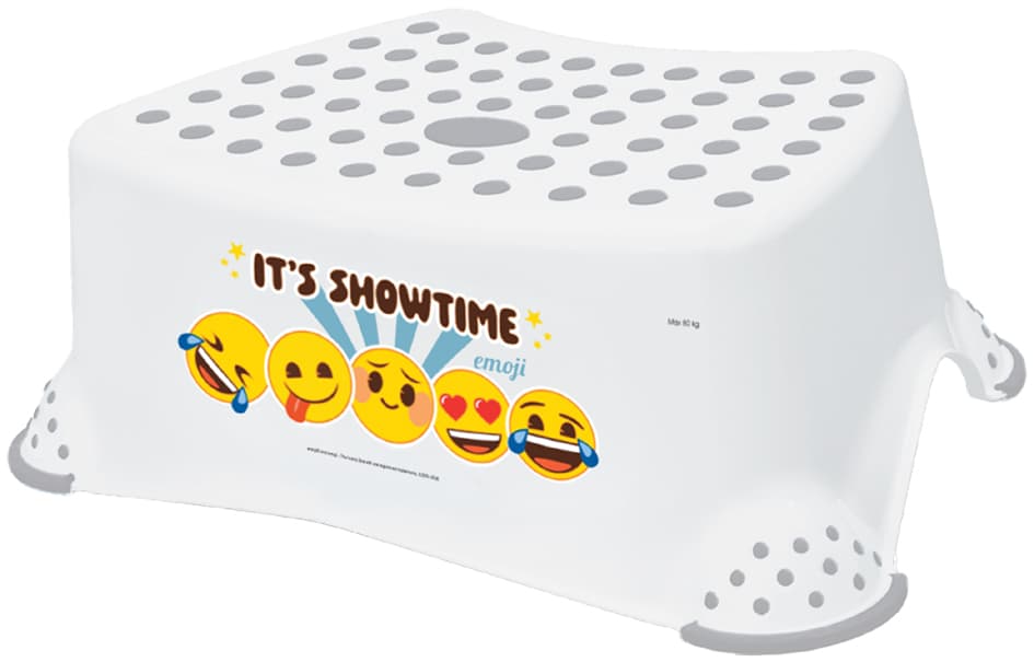 keeeper kids Tritthocker , tomek emoji showtime, , weiß
