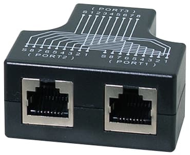 LogiLink RJ45 Anschlussverdoppler, 1:1 parallel geschaltet