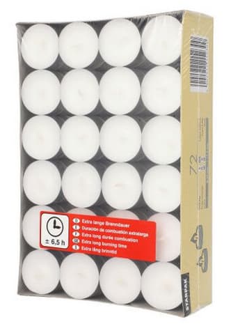 STARPAK Teelichter, Durchmesser: 39 mm, weiß