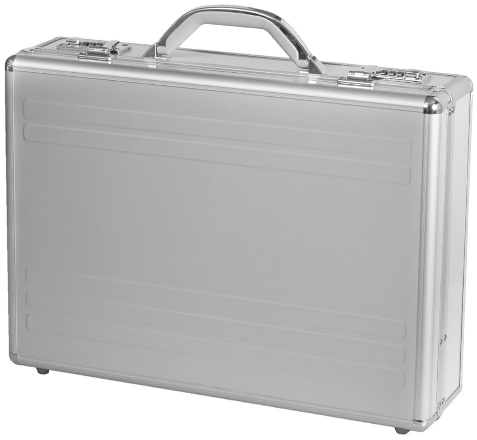 ALUMAXX Laptop-Attaché-Koffer , KRONOS, , Aluminium, silber
