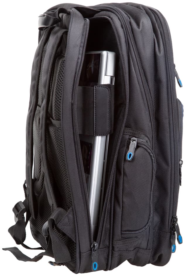 LiGHTPAK Notebook-Rucksack , ECHO, , aus Nylon, schwarz