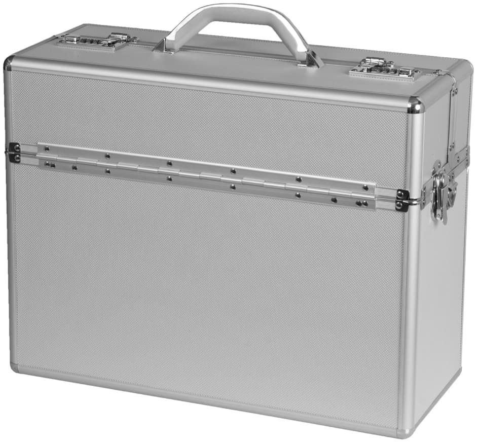 ALUMAXX Pilotenkoffer , ALPHA, , Aluminium, silber