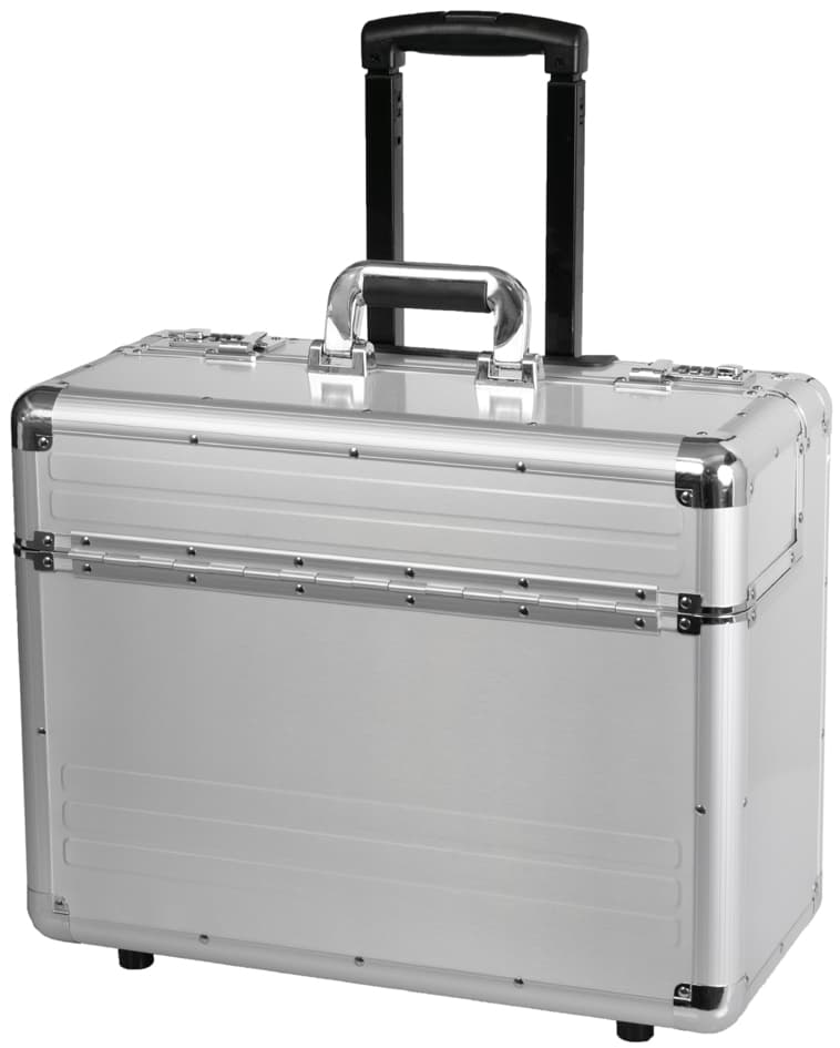 ALUMAXX Pilotenkoffer , OMEGA, , Aluminium, silber