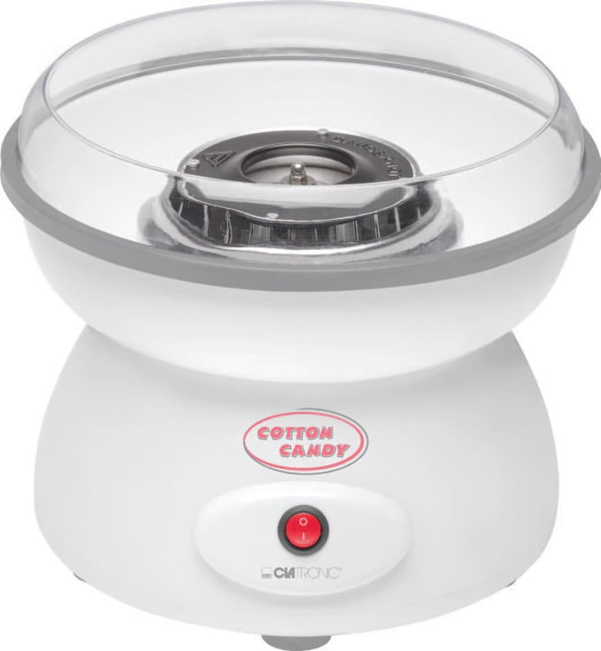 CLATRONIC Zuckerwattemaschine ZWM 3478, weiß